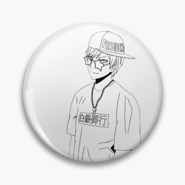 Item preview, Miyuki Shirogane Streetwear (Black & White) designed and sold by Dartronix.
