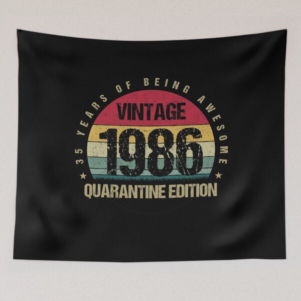 Item preview, Vintage 35th Limited Edition 1986 Quarantine Edition Birthday Gift designed and sold by Alexandra Schowalter.