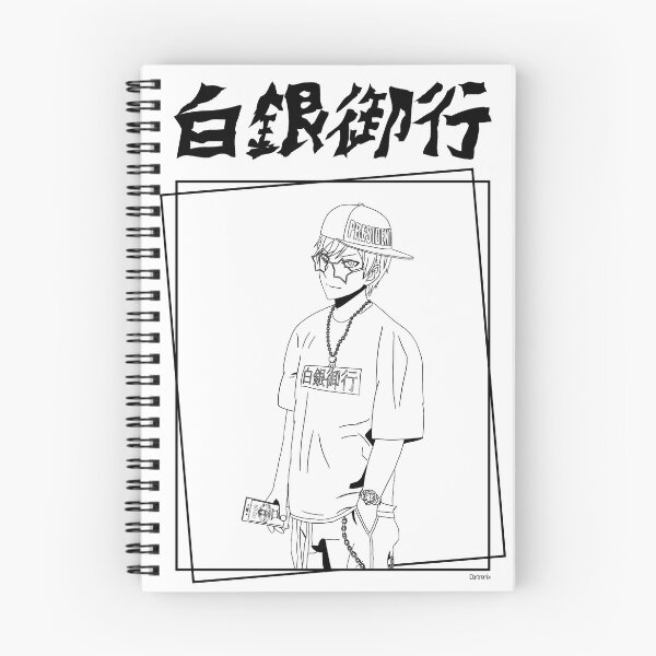 Item preview, Miyuki Shirogane Streetwear (Black & White) designed and sold by Dartronix.