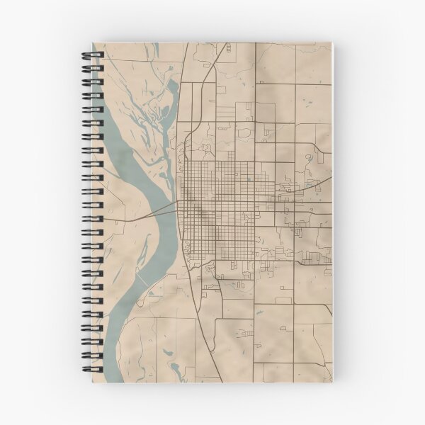 Item preview, Quincy Sepia Map designed and sold by CPTVDesign.