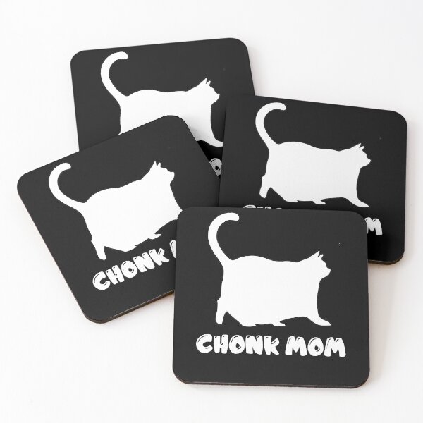 Item preview, White Cat Chonk Mom 2020 Funny Gift designed and sold by AutoCar992s.
