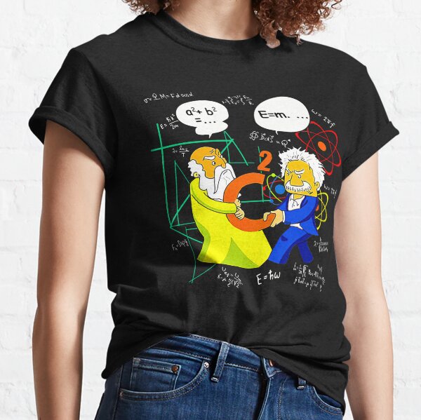 Pythagoras-und-Einstein Classic T-Shirt