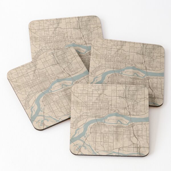 Item preview, Davenport-Moline Sepia Map designed and sold by CPTVDesign.