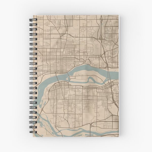 Item preview, Davenport-Moline Sepia Map designed and sold by CPTVDesign.