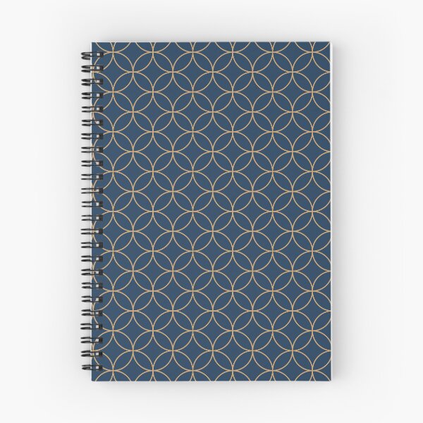 Item preview, Blue and Gold Shippo Traditional Japanese Pattern designed and sold by Heedee Design.