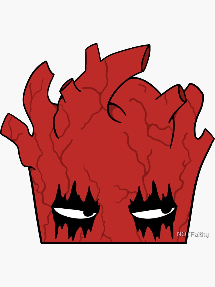 Devil Heart Stickers for Sale | Redbubble