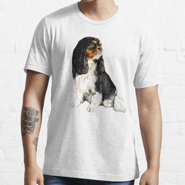 "Cavalier King Charles Spaniel Tri Elegance" Tshirt for Sale by
