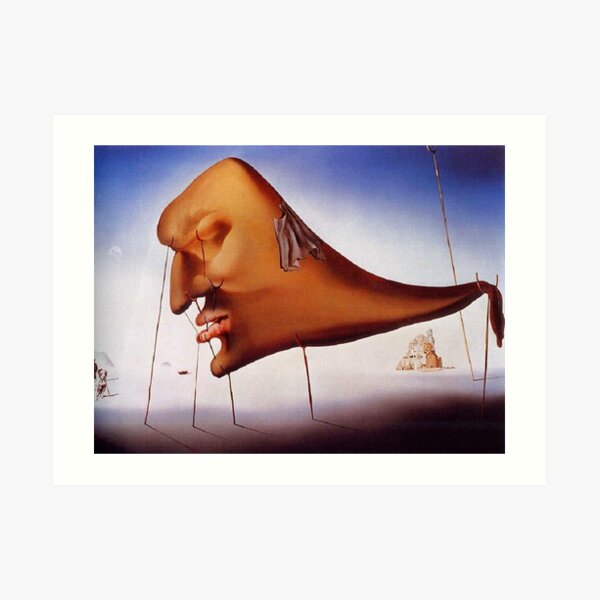 Sleep by Salvador Dali - Pillow and Phone Cases Art Print