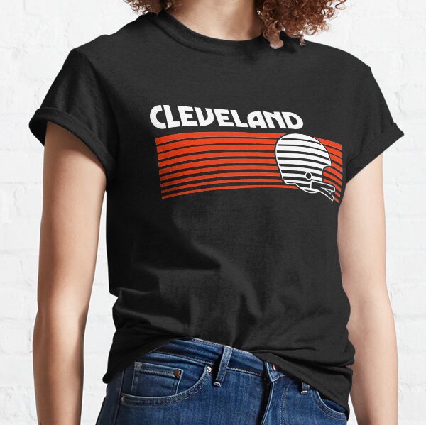 Cleveland Football Vintage Helmet Retro Style Ohio Fan Gift Unisex T-Shirt