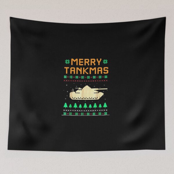 Item preview, Merry Tankmas Military Christmas designed and sold by Alex Cuttell.