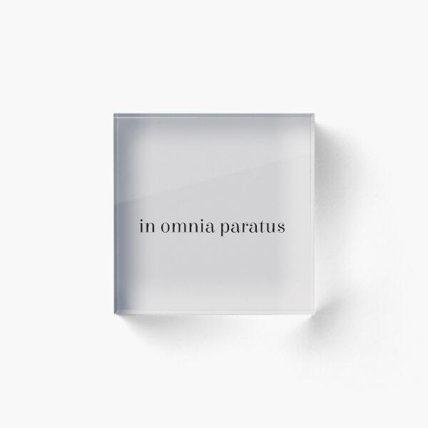 Omnia Acrylic Blocks Redbubble