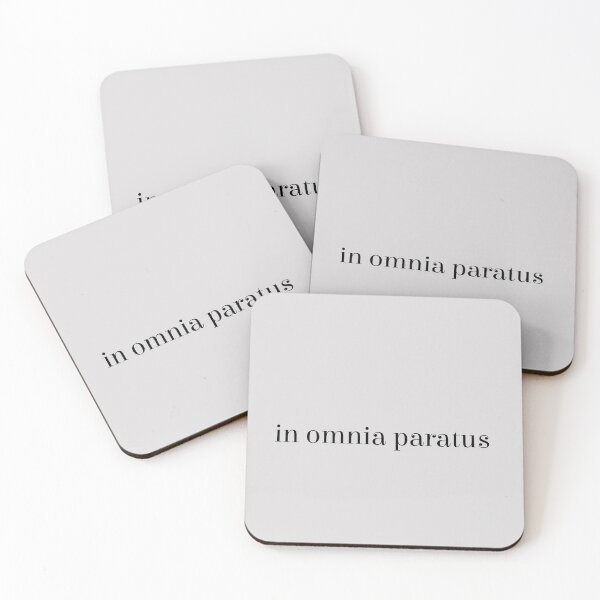 Item preview, In omnia paratus quote designed and sold by eliseg134.