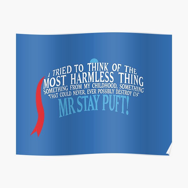 Mr Stay Puft Marshmallow Man Poster