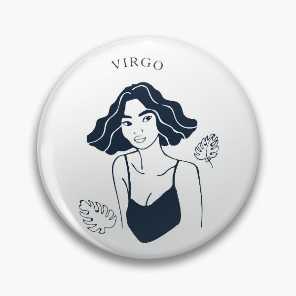 Item preview, Virgo girl astrology print / sticker designed and sold by Devin Timpone.