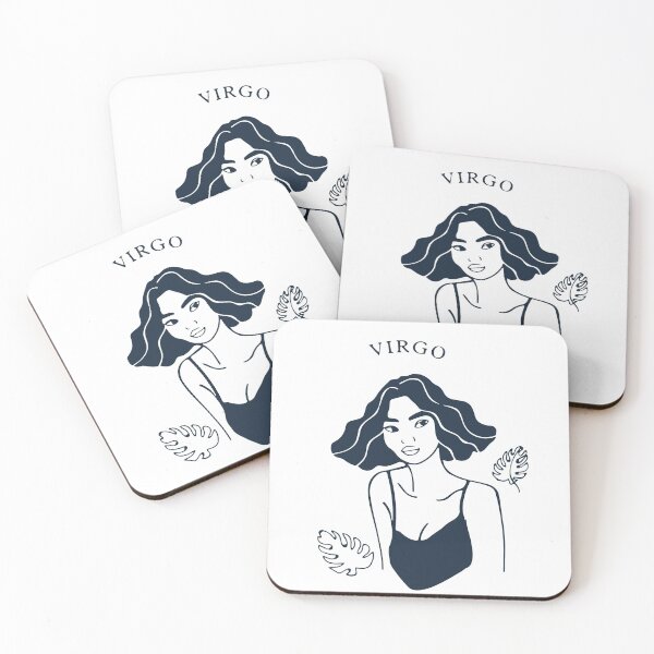 Item preview, Virgo girl astrology print / sticker designed and sold by Devin Timpone.