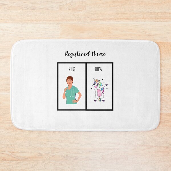 Item preview, Registered Nurse 20% Nurse 80% Unicorn - RN Gifts designed and sold by WUOdesigns.