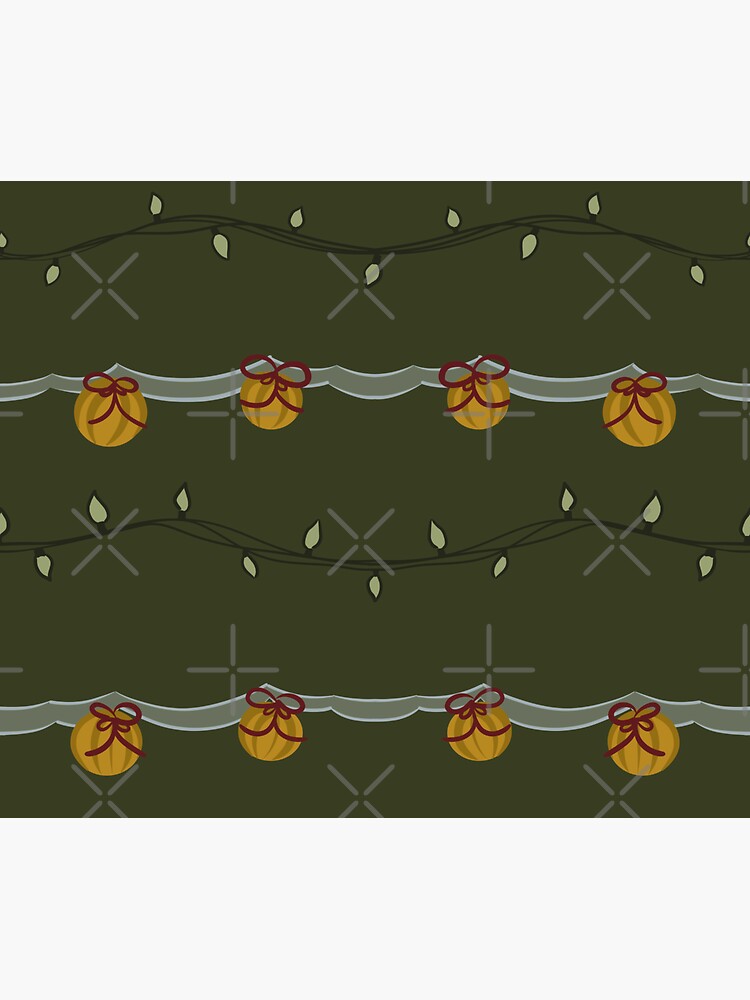 Christmas Tree Lights and Decor Pattern by StellarTatter
