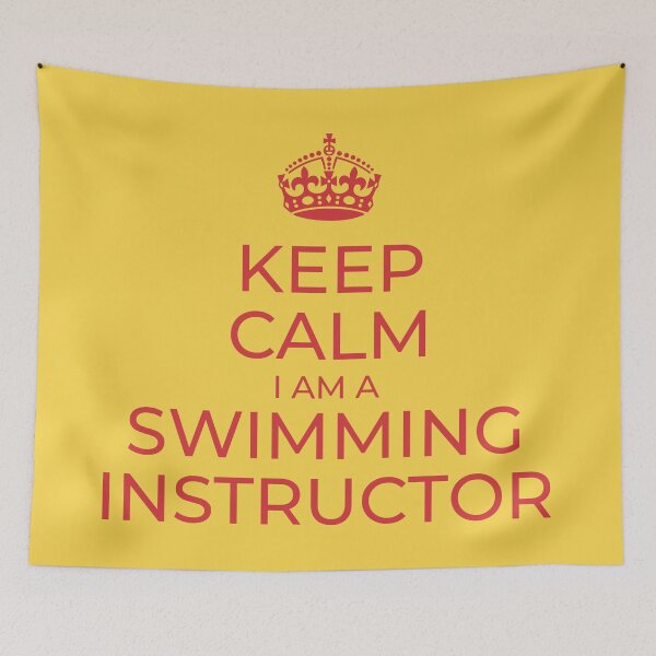 Item preview, Keep Calm I Am A Swimming Instructor designed and sold by henrymencia.