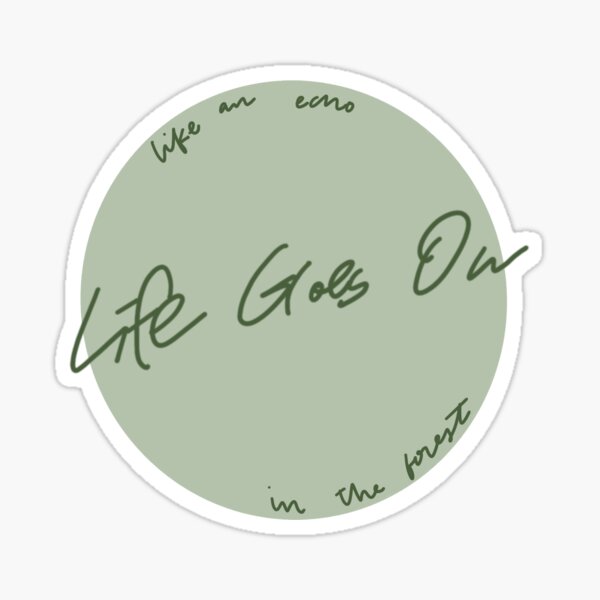Artikel-Vorschau von BTS LIFE GOES ON V Handschrift, designt und verkauft von angiem3dina.