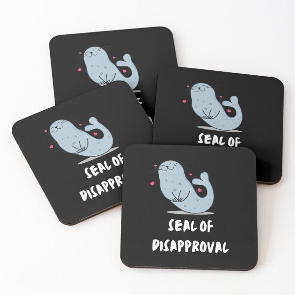 Item preview, Seal Of Disapproval Funny Sarcastic Pun designed and sold by KassidyKeller.