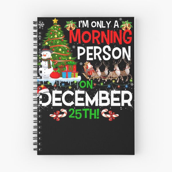 Item preview, Mery Christmas I'm Only A Morning Person On December 25th designed and sold by Alex Cuttell.