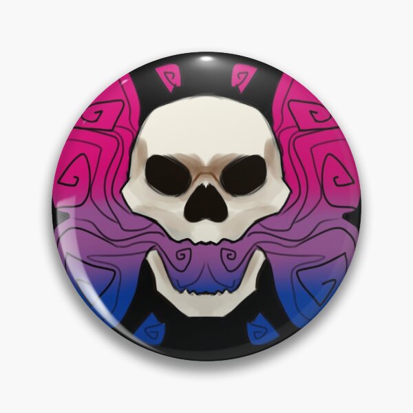 Item preview, bi orgullo cráneo designed and sold by acedog.