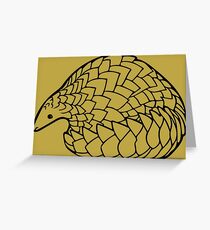 Save the Pangolins Greeting Card