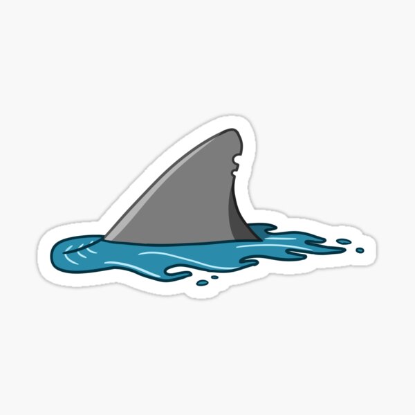 Shark Fin Sticker