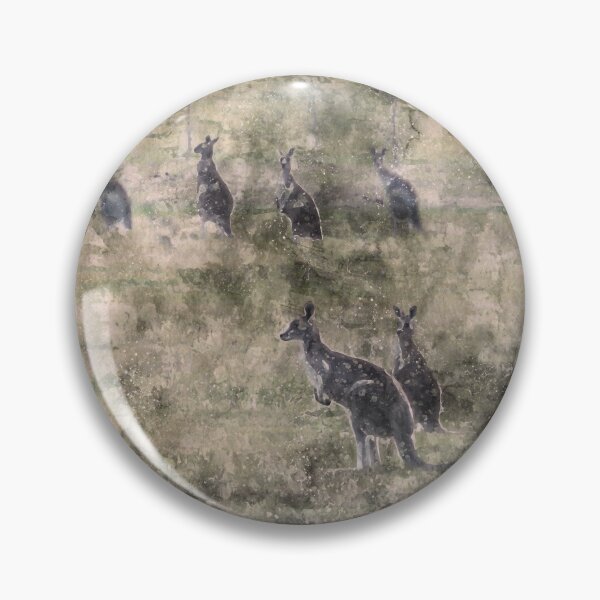 Item preview, Kangaroos in the Paddock Watercolor designed and sold by Steven Jodoin.