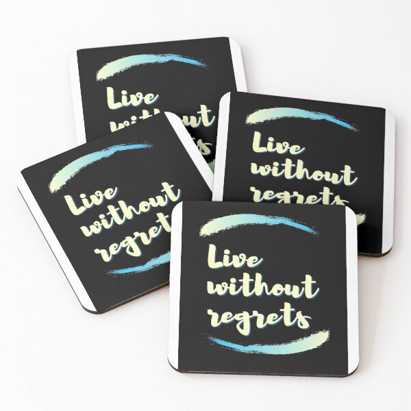 Item preview, “Live without regrets” interesting design  designed and sold by DianaBoS.