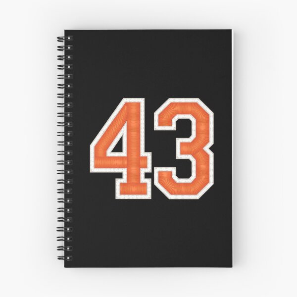 Item preview, Sports Number 43 Jersey forty-three Orange designed and sold by elhefe.