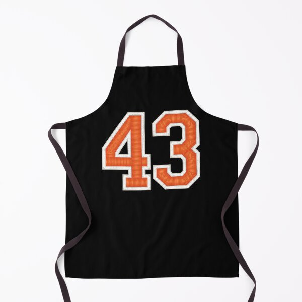 Item preview, Sports Number 43 Jersey forty-three Orange designed and sold by elhefe.