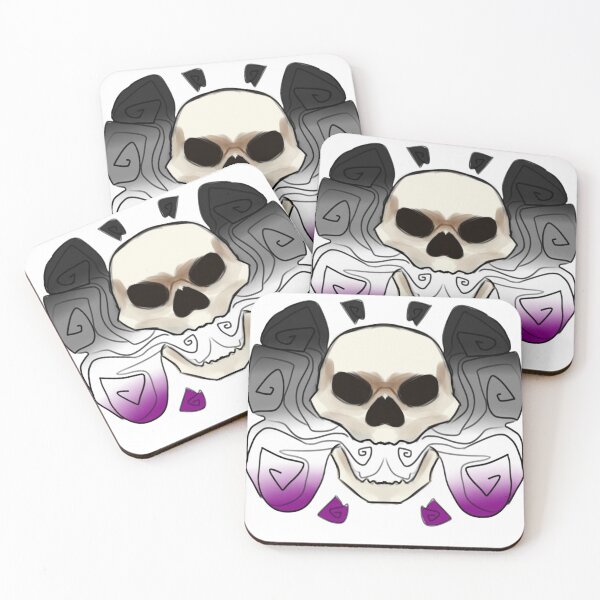Item preview, ace pride skull designed and sold by acedog.