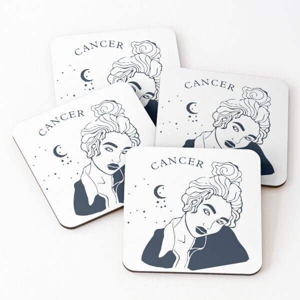 Item preview, Cancer girl astrology sticker / print designed and sold by Devin Timpone.