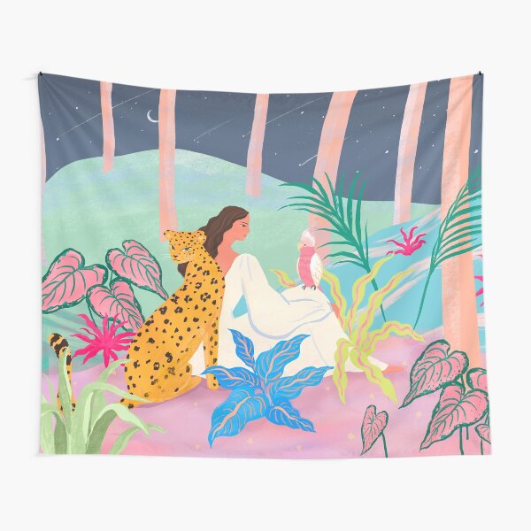 Better Together At Night Tapestry