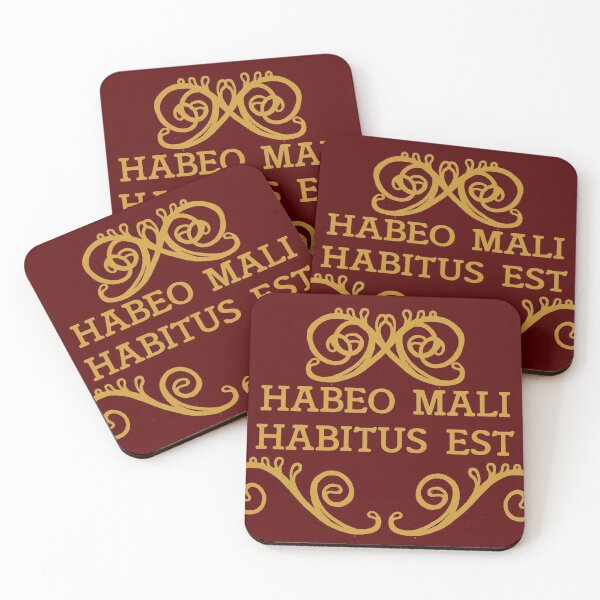 Item preview, I have bad habits -in LATIN  designed and sold by sandpiperstudio.