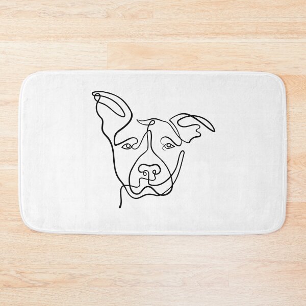 Item preview, Single Line Pitbull designed and sold by Rsssskarts.