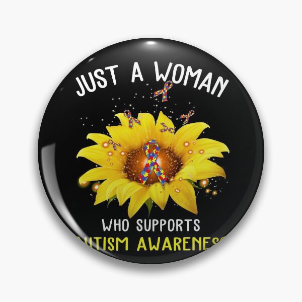 Item preview, Just A Woman Who Supports Autism Awareness designed and sold by KirstybShop.