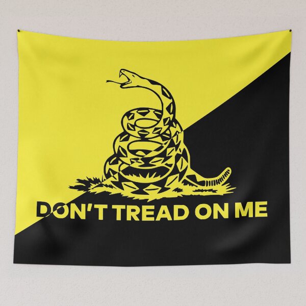 Item preview, Ancap Gadsden Flag Simplified designed and sold by Liberancaps.