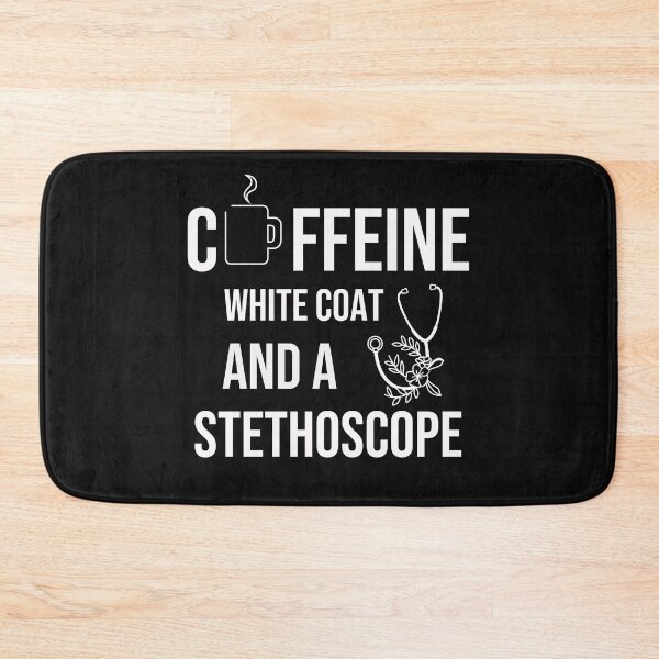 Item preview, Caffeine white coat and a stethoscope  designed and sold by KOOL Studio.