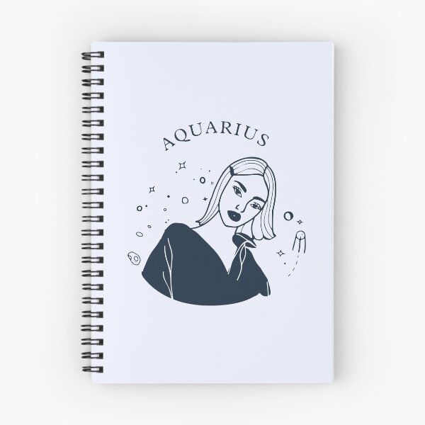 Item preview, Aquarius girl astrology sticker / print designed and sold by Devin Timpone.