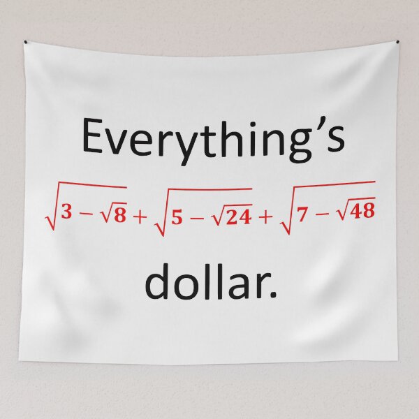 Item preview, Everything’s one dollar designed and sold by AhMath.