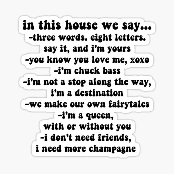 Gossip Girl Quotes Stickers Redbubble