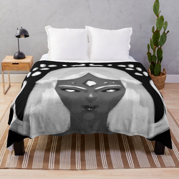Item preview, "Ice Queen" An Anime Inspired Portrait of a Woman designed and sold by Taladesignlab.