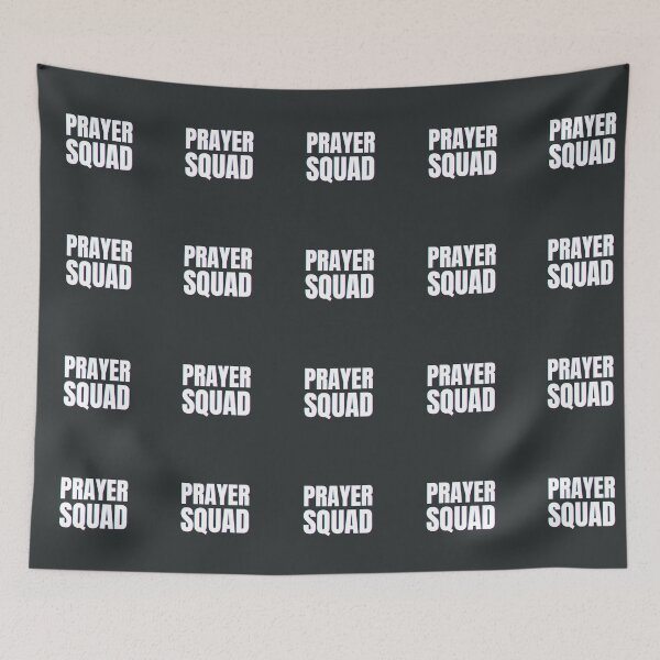 Item preview, PRAYER SQUAD WHITE LETTER TSHIRT AND MERCH designed and sold by JaylaStarr.