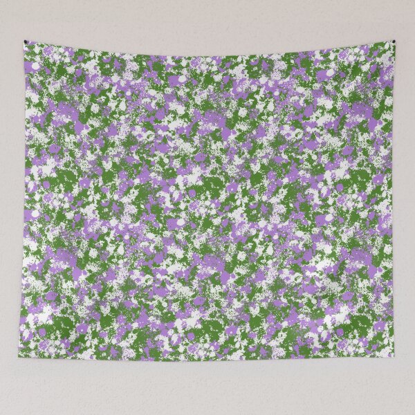 Item preview, Genderqueer Paint Splatter designed and sold by Aroaes.