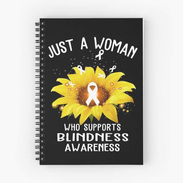 Item preview, Just A Woman Who Supports Blindness Awareness designed and sold by KirstybShop.