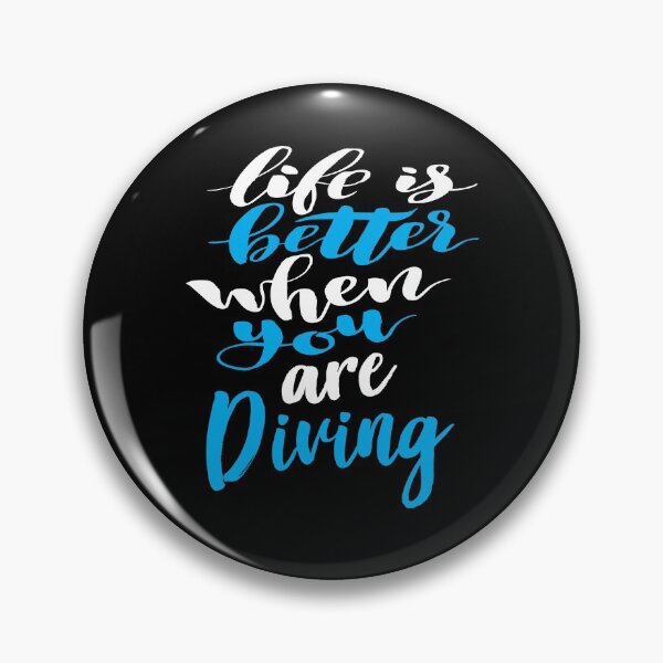 Item preview, Life Is Better When You Are Diving designed and sold by ProjectX23.