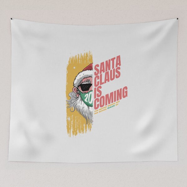 Item preview, Santa Claus is Coming (White) designed and sold by Perfcet Design.