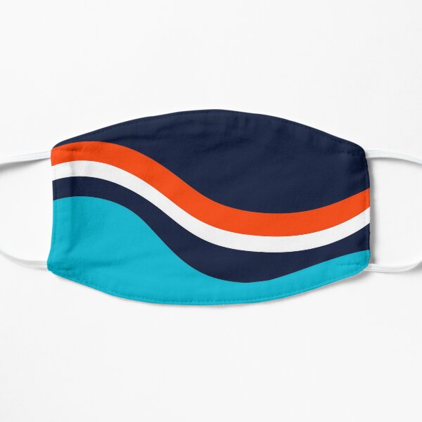 New York islanders retro Stripes Flat Mask